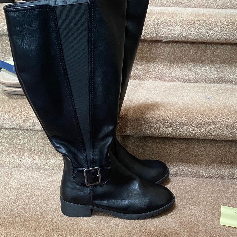 Comfortview Black High Women's Boots